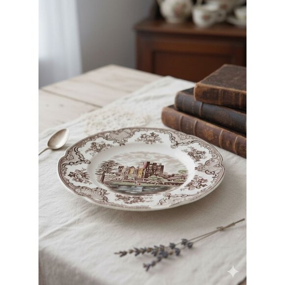 Johnson Brothers Blarney Castle from the Old Britain Castles Collection Vintage - Picture 1 of 11